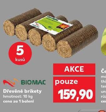 Kaufland Dřevěné brikety nabídka