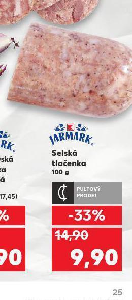 Kaufland Selská tlačenka nabídka