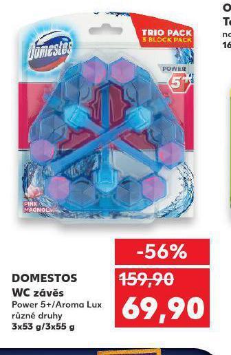Kaufland Domestos wc závěs nabídka