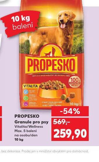 Kaufland Propesko granule pro psy nabídka