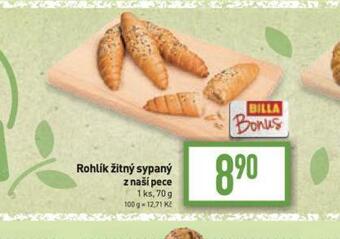 Billa Rohlík žitný sypaný nabídka