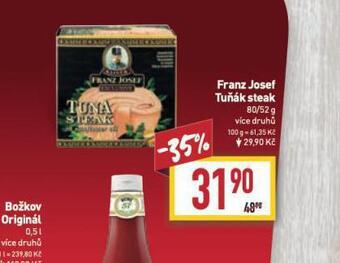 Billa Franz josef tuňák steak nabídka