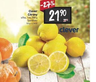 Billa Citrony nabídka