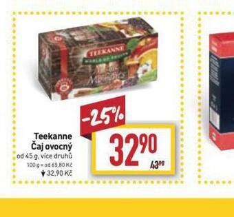 Billa Teekanne ovocný čaj nabídka