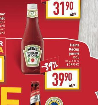 Billa Heinz kečup jemný nabídka
