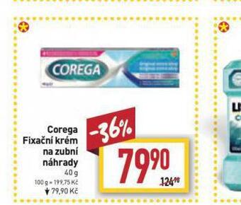 Billa Corega fixační krém nabídka
