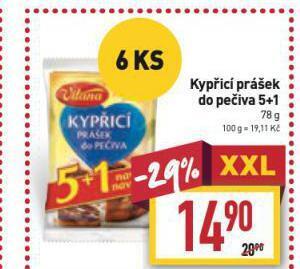 Billa Kypřící prášek do pečiva nabídka