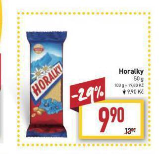 Billa Horalky nabídka