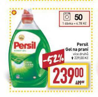 Billa Persil gel na praní nabídka