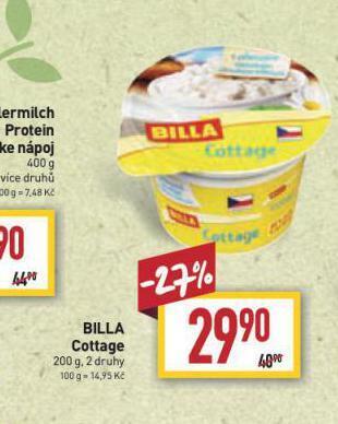 Billa Billa cottage nabídka