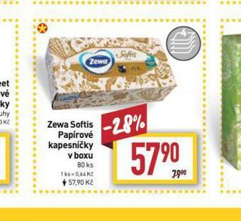 Billa Zewa softis papírové kapesníčky v boxu nabídka
