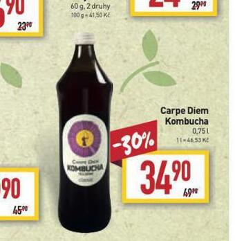 Billa Carpe diem kombucha nabídka