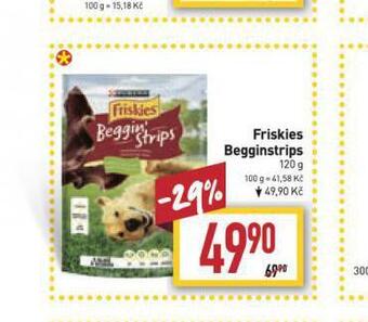Billa Friskies begginstrips nabídka