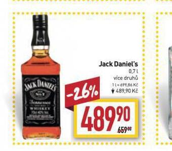 Billa Jack daniel´s nabídka