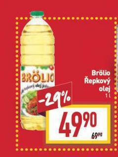 Billa Brölio řepkový olej nabídka