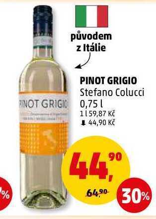 Pinot grigio, 0,75 l