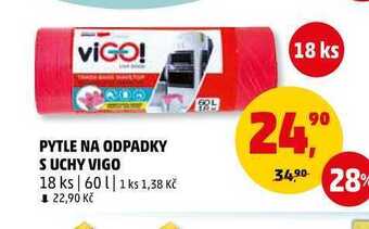 Penny Market Pytle na odpadky s uchy vigo, 18 ks nabídka