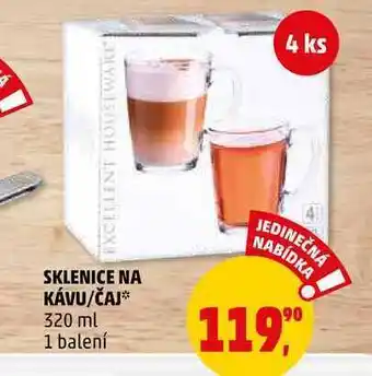 Penny Market Sklenice na kávu/čaj, 4 ks nabídka