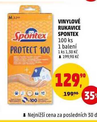 Penny Market Vinylové rukavice spontex, 100 ks nabídka
