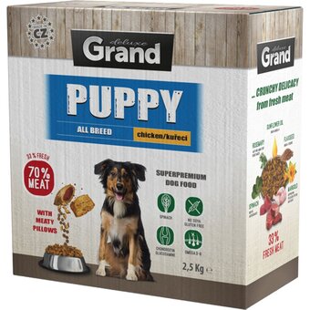 Rohlik.cz Grand deluxe puppy granule pro psy s kuřecím nabídka