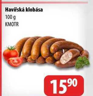 Partner Maloobchodní síť Havířská klobása 100 g nabídka