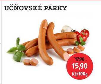 RABBIT řeznictví Učňovské párky, 100 g nabídka