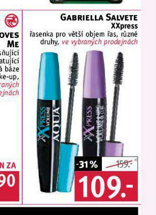 Rossmann Gabriella salvete xxpress řasenka nabídka