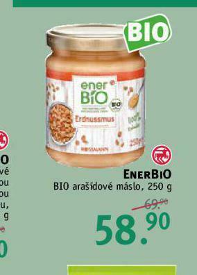 Rossmann Enerbio bio arašídové máslo nabídka