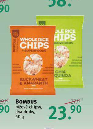 Rossmann Bombus rýžové chipsy nabídka