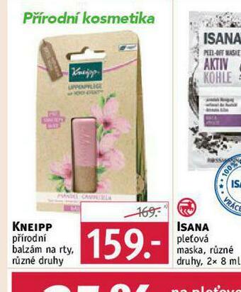 Rossmann Kneipp přírodní balzám na rty nabídka