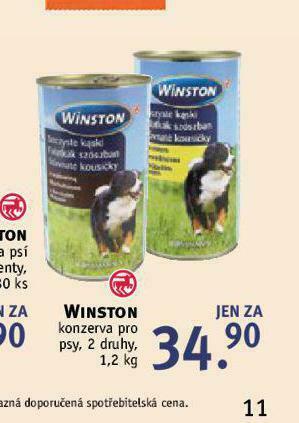 Rossmann Winston konzerva pro psy nabídka