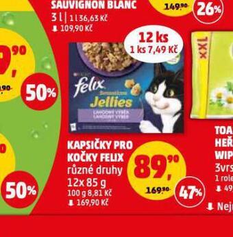 Penny Market Felix kapsičky pro kočky nabídka