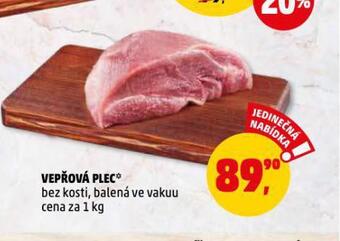 Penny Market Vepřová plec bez kosti nabídka