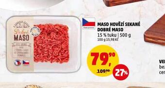 Penny Market Maso hovězí sekané nabídka