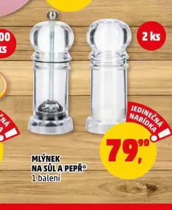 Penny Market Mlýnek na sůl a pepř nabídka
