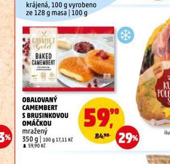 Penny Market Obalovaný camembert s brusinkovou omáčkou nabídka