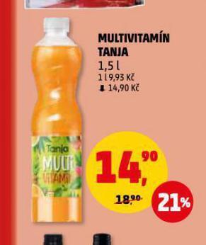 Penny Market Tanja multivitamín nabídka