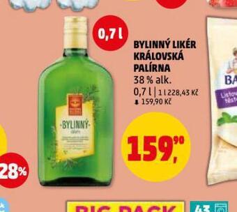 Penny Market Bylinný likér královská palírna nabídka