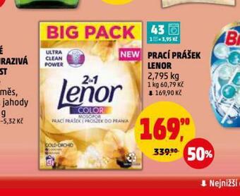 Penny Market Lenor prací prášek nabídka