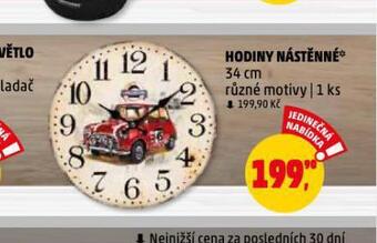 Penny Market Hodiny nástěnné nabídka