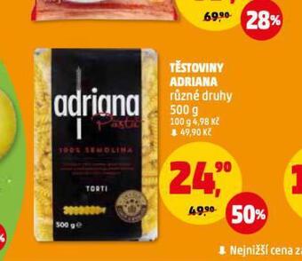 Penny Market Těstoviny adriana nabídka