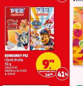 Penny Market Bonbonky pez nabídka