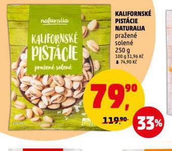 Penny Market Kalifornské pistácie naturalia nabídka