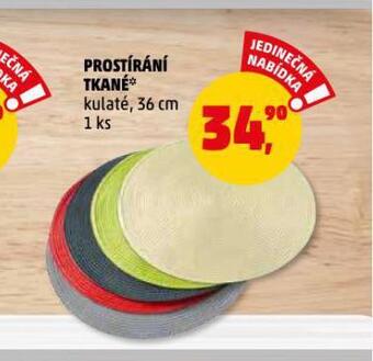 Penny Market Prostírání tkané nabídka