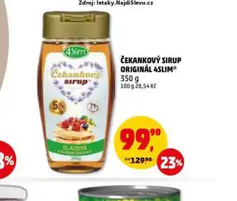 Penny Market Čekankový sirup originál 4 slim nabídka