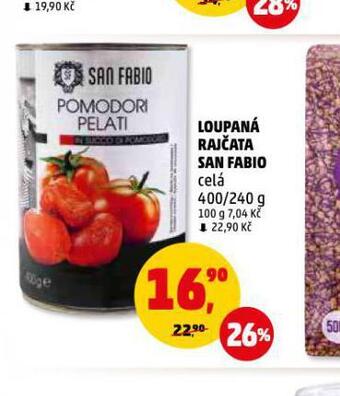 Penny Market Loupaná rajčata san fabio nabídka