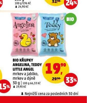 Penny Market Bio křupky angelina, teddy little angel nabídka