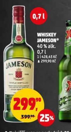 Penny Market Whiskey jameson nabídka