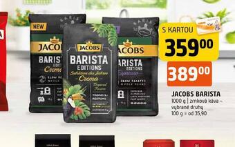 Terno Jacobs barista zrnková káva nabídka
