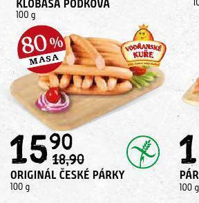 Terno Originál české párky nabídka